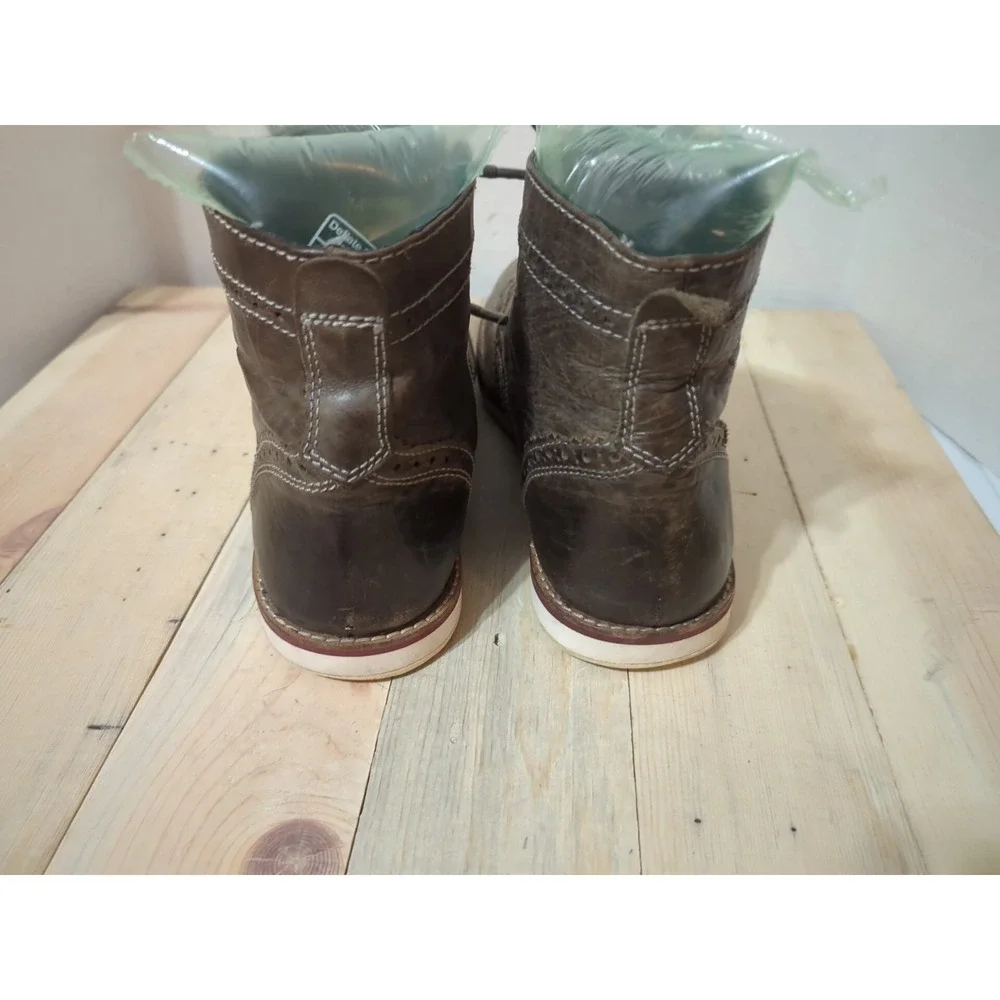 Crevo Leather Boardwalk Ankle Boots  Brown men's 12 Chukka Business Casual